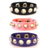 SHARP CONE STUDDED LEATHER COCKRING טבעת SHARP CONE STUDDED LEATHER COCKRING טבעת